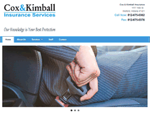 Tablet Screenshot of coxkimball.com